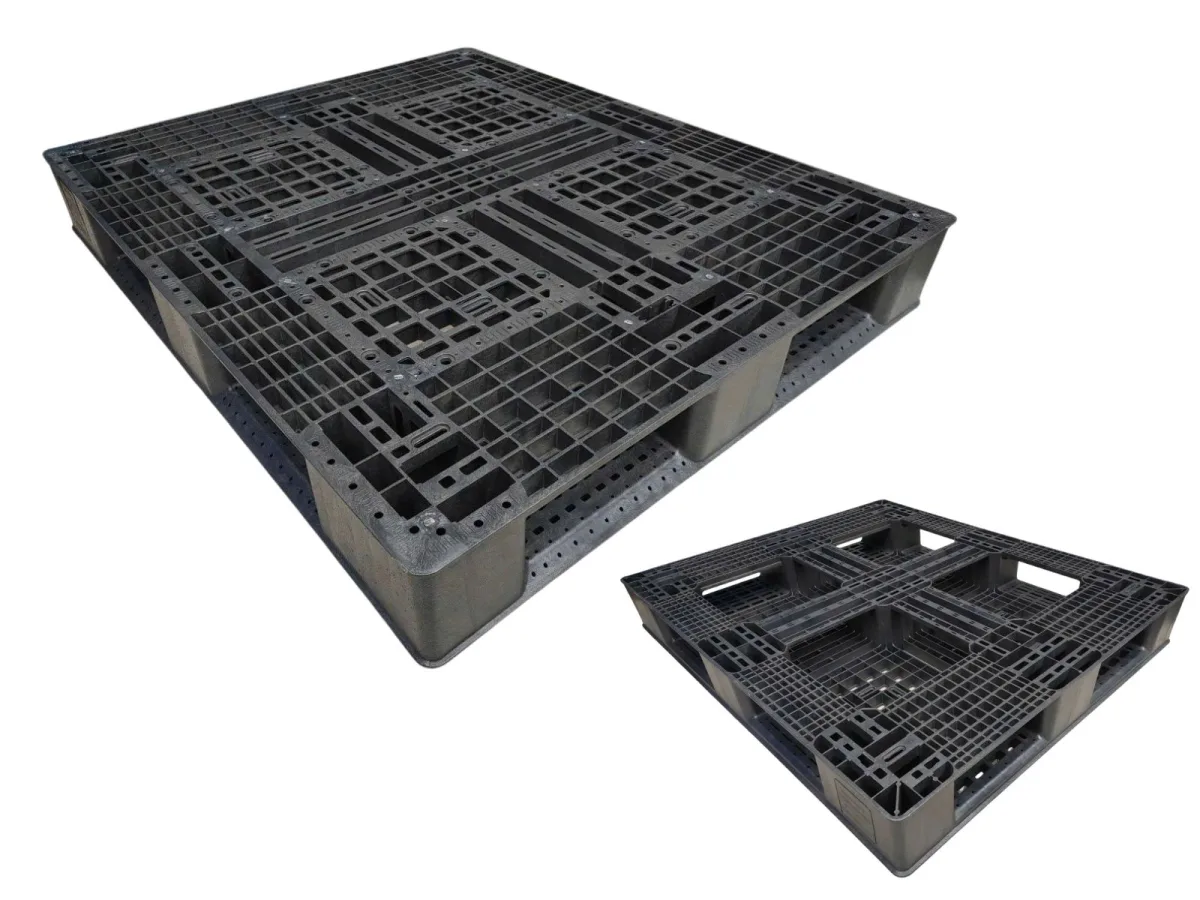 Pallet Nhựa 1200x1100x150mm đen HDPE