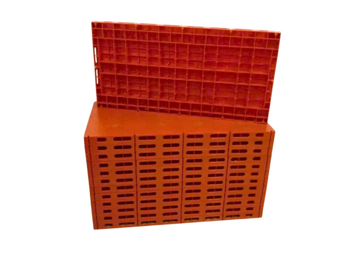 Pallet lót sàn sân khấu 500x1000x50mm cam HDPE