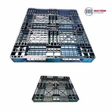 Pallet Nhựa 1100x1200x120mm HDPE Tái Sinh
