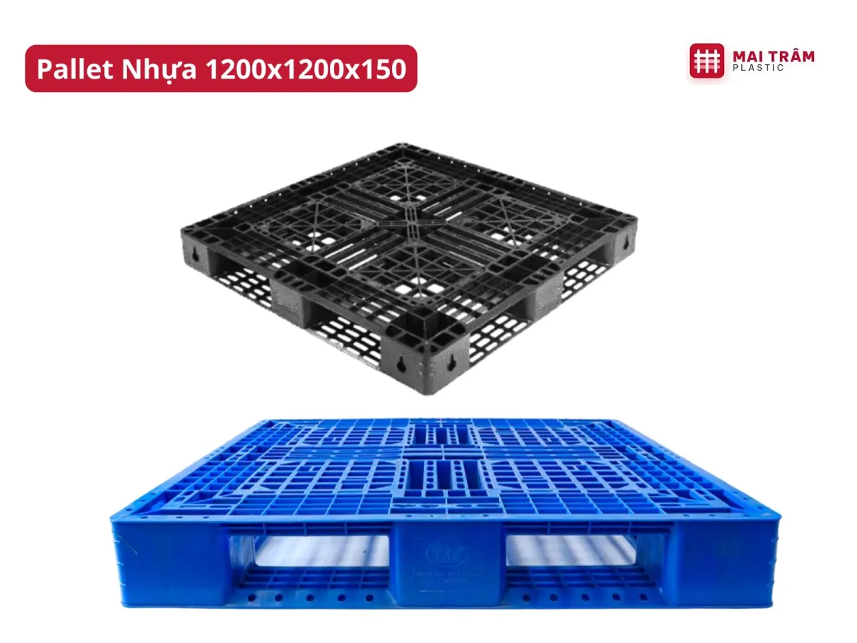 Pallet nhựa 1200x1200x150 mm