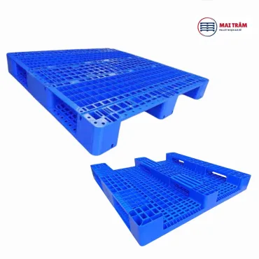 Pallet Nhựa 1200x1200x150mm HDPE Tái Sinh + Nguyên Sinh