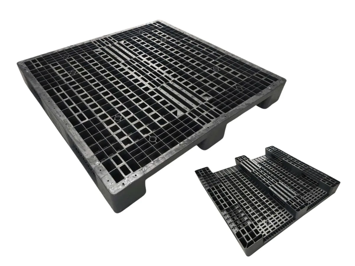 Pallet Nhựa 1200x1200x150mm đen HDPE