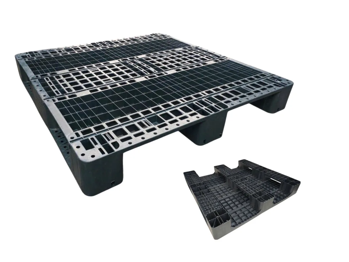 Pallet Nhựa 1200x1200x155mm đen HDPE