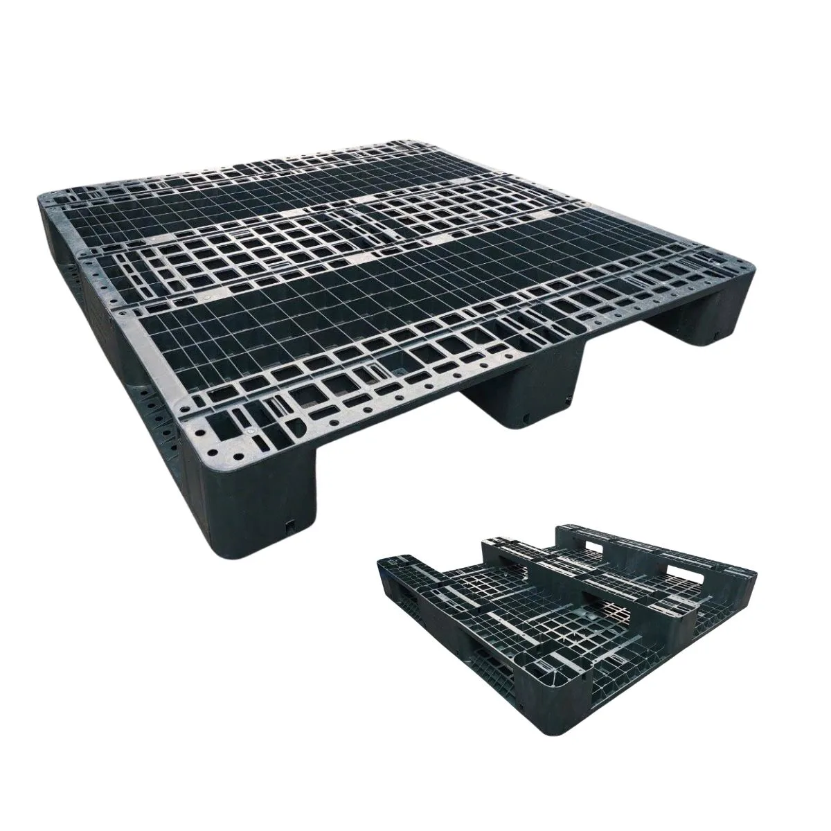Pallet Nhựa 1200x1200x155mm HDPE Tái Sinh + Nguyên Sinh Mới 100% - Ảnh 2