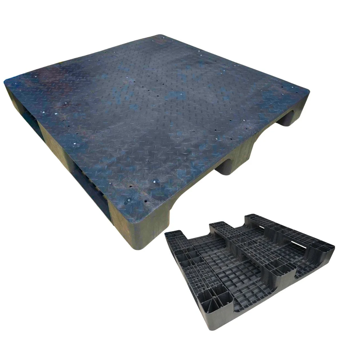 Pallet Nhựa 1200x1200x165mm HDPE Tái Sinh + Nguyên Sinh Mới 100% - Ảnh 2
