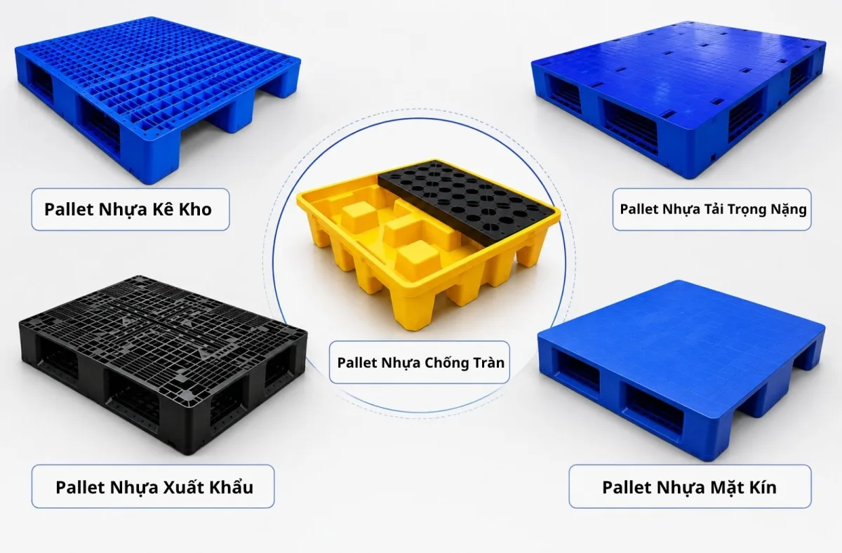 Các dòng pallet nhựa Duy Thái phổ biến