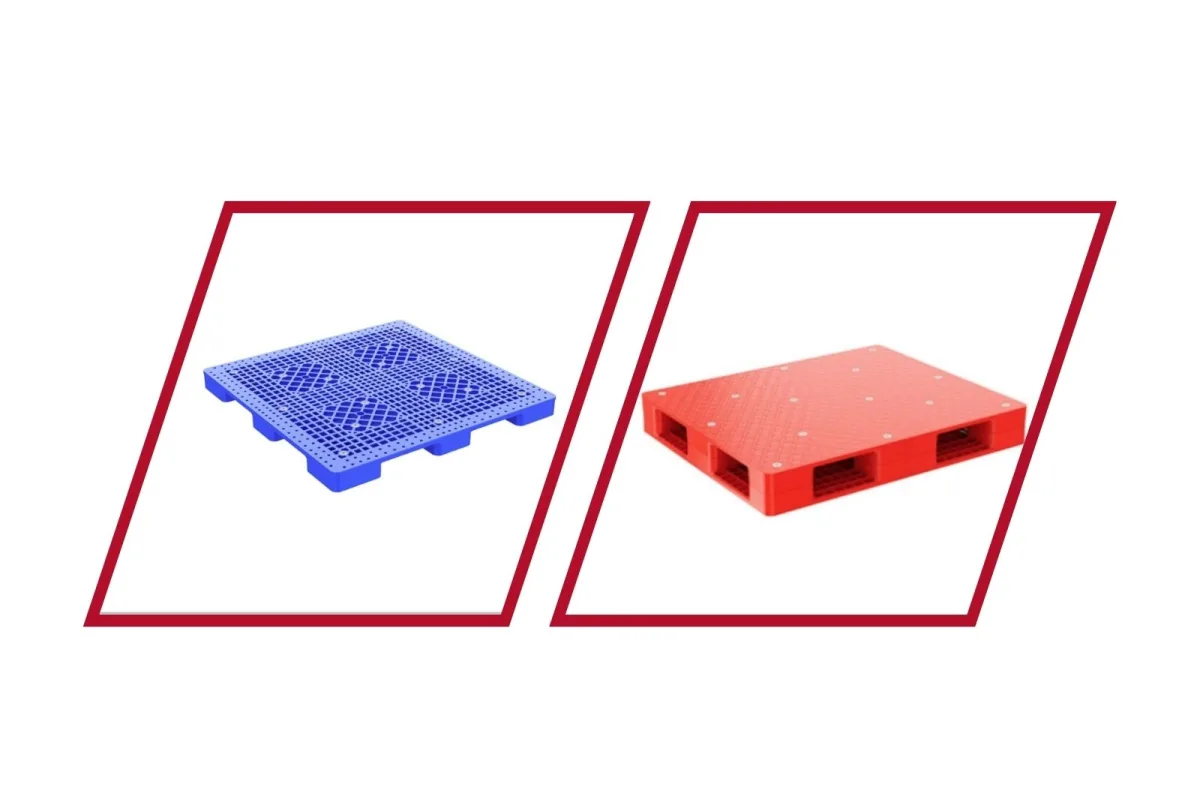Mặt pallet lưới và mặt pallet kín