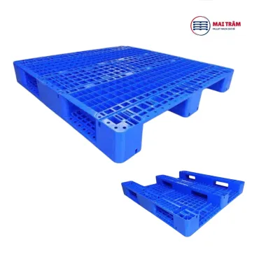 Pallet Nhựa 1200x1200x155mm HDPE Tái Sinh + Nguyên Sinh Mới