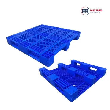 Pallet Nhựa 1300x1300x150mm HDPE Tái Sinh + Nguyên Sinh