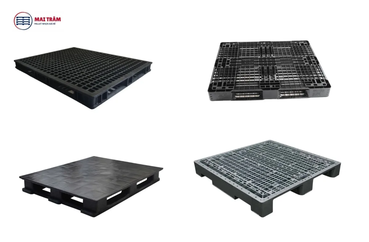 Pallet Nhựa Đen: Giải Pháp Kê Kho & Xuất Khẩu Bền Bỉ, Tiết Kiệm Chi Phí