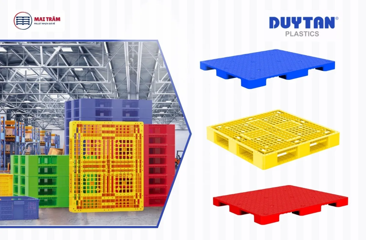 Pallet Nhựa Duy Tân – Giải Pháp Lưu Trữ & Vận Chuyển Hàng Hóa Tối Ưu