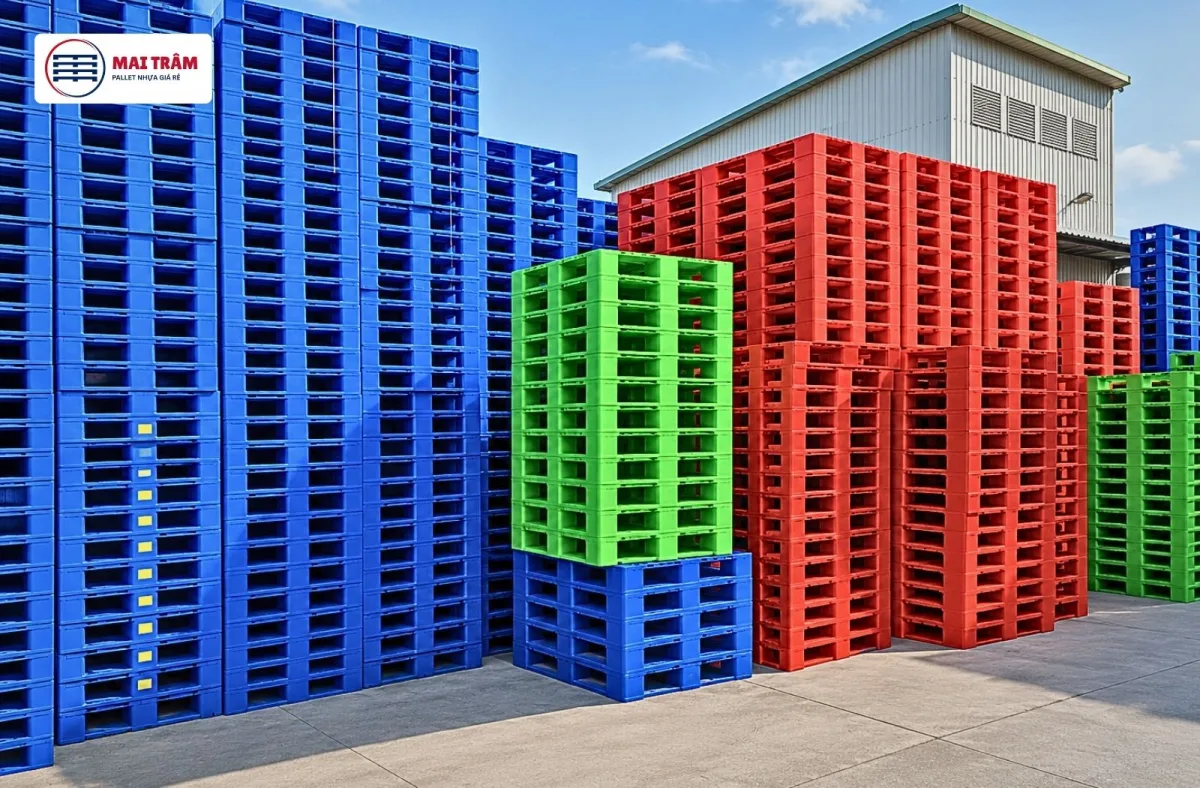 Pallet Nhựa Kê Hàng Là Gì? Lợi Ích Mang Lại
