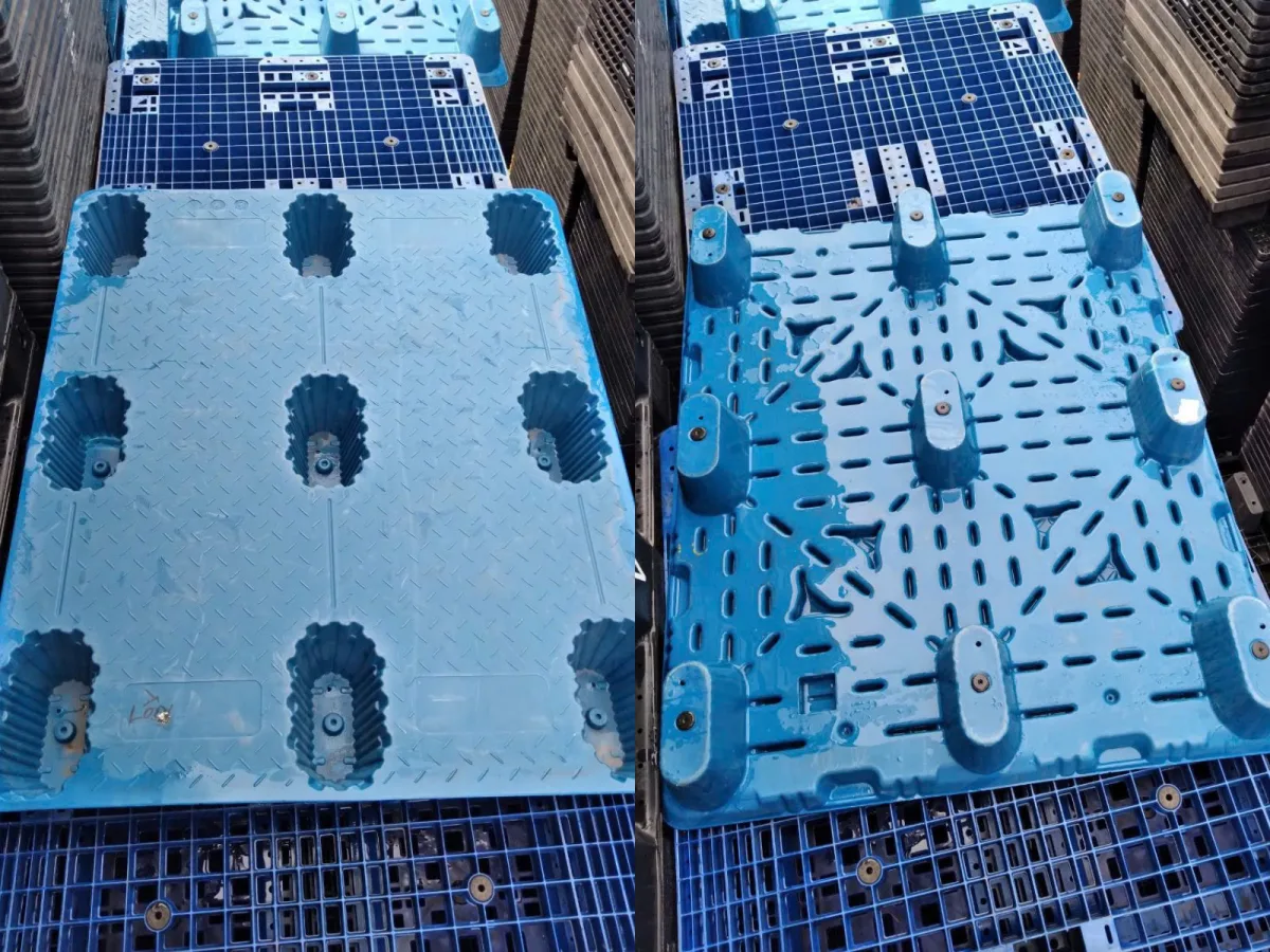 Mặt sau Pallet Gù Mỹ 1200x1000x140mm 2200kg – HDPE