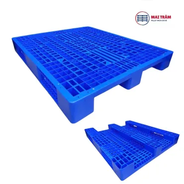 Pallet Nhựa 1200x1000x150mm HDPE Tái Sinh + Nguyên Sinh Mới 100% Chịu Tải 4000kg