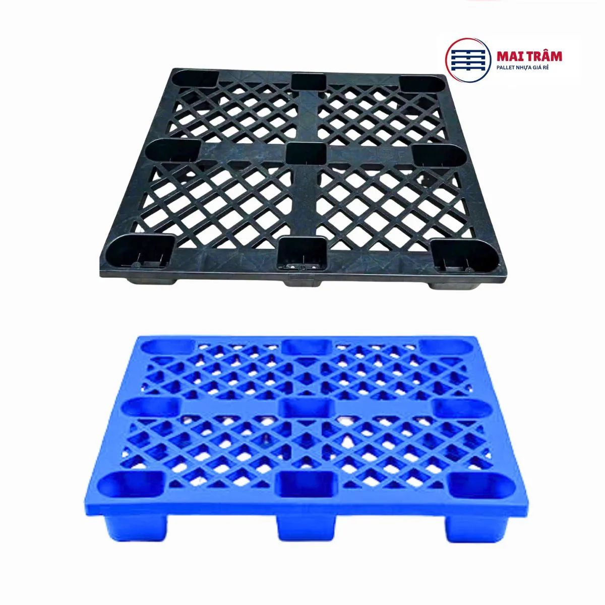 Pallet Nhựa Chân Cốc 1200x1000x140mm 1200kg