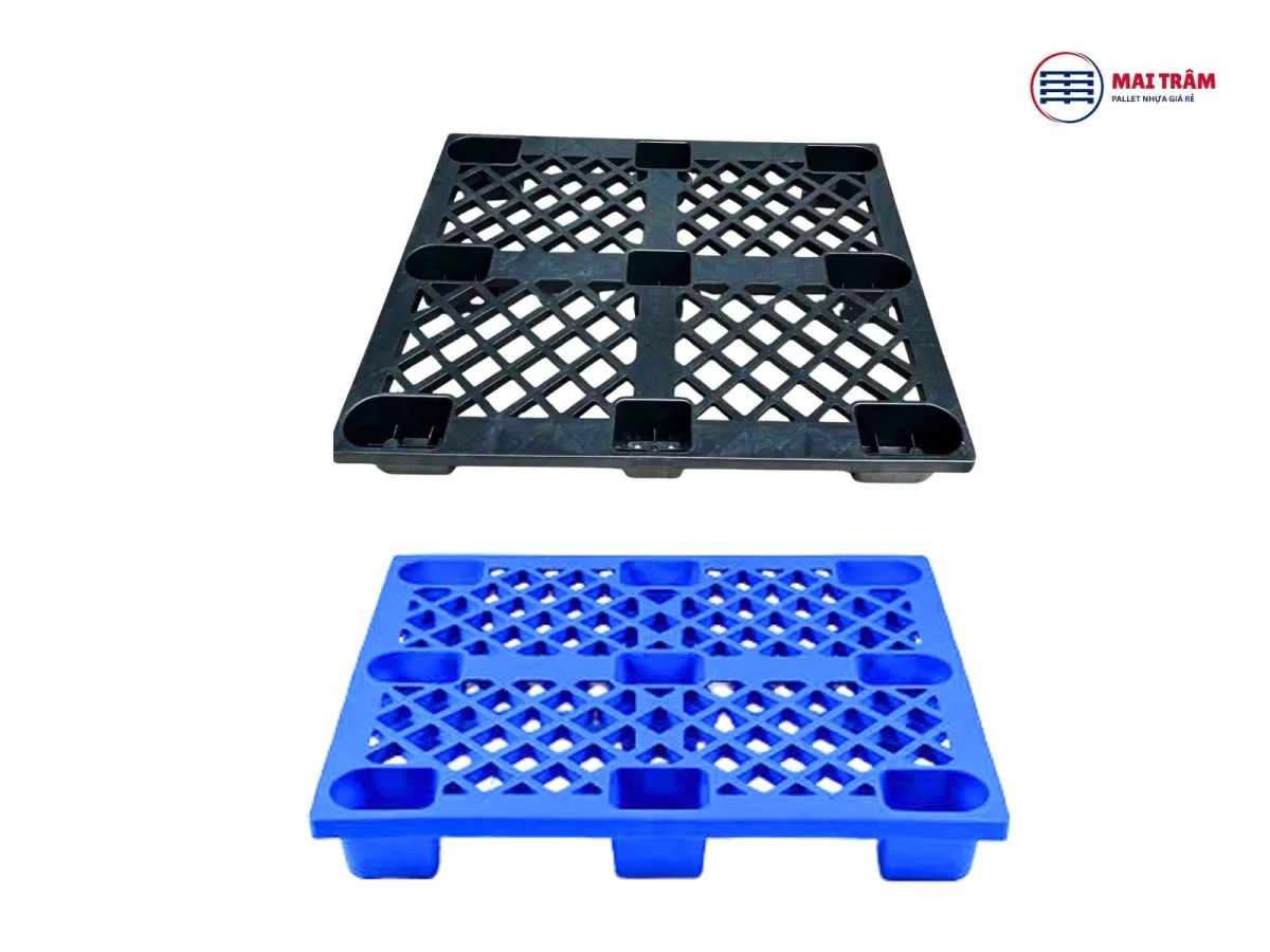 Pallet Nhựa Chân Cốc 1200x1000x140mm 1200kg
