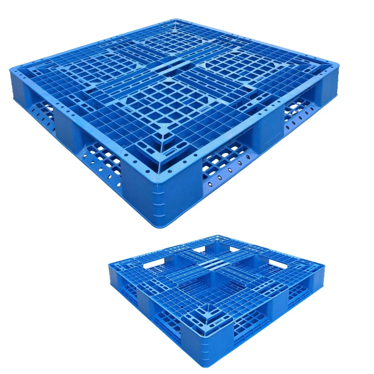 Pallet Nhựa Chân Giằng 1100x1100x150mm 2000kg Nặng 11kg - Ảnh 3