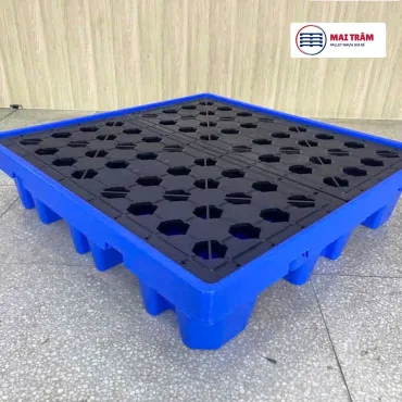 Pallet nhựa chống tràn dầu 1300x1300x300mm