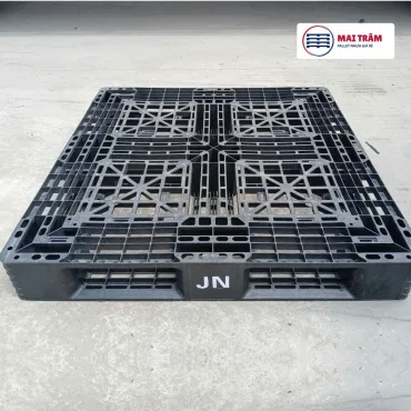Pallet Nhựa Cũ 1050x1050x140mm 90% – Chịu Tải 2000kg, Giá Tốt