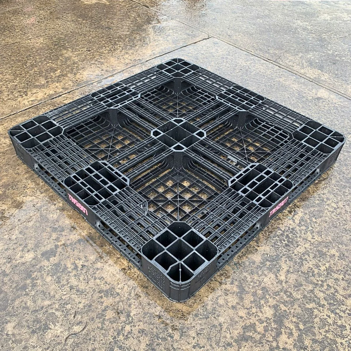 Pallet Nhựa Cũ 1100x1100x120mm 1600kg – Hàng Hàn Quốc 95%, Giá Tốt - Ảnh 2