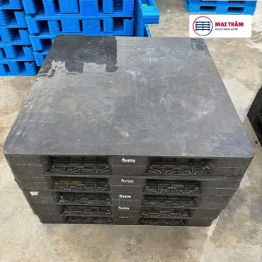 Pallet Nhựa Cũ 1100x1100x150mm 3500kg HDPE tái sinh