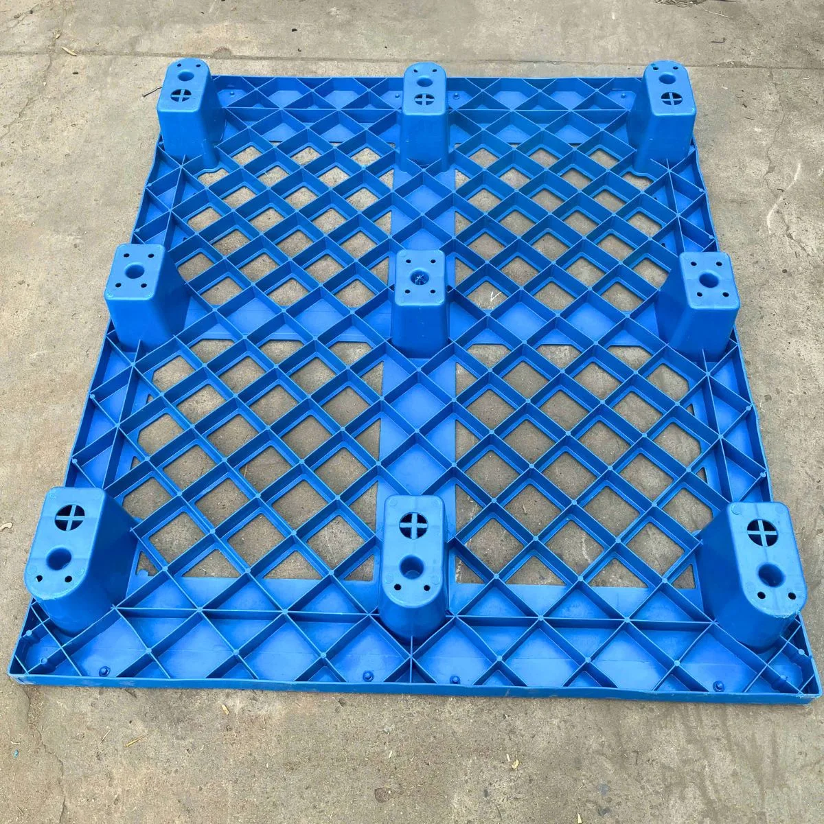 Pallet Nhựa Cũ 1100x1300x140mm xanh