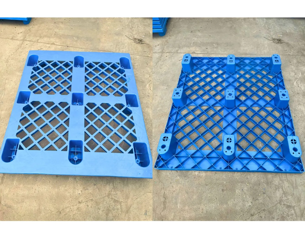Pallet Nhựa Cũ 1100x1300x140mm xanh