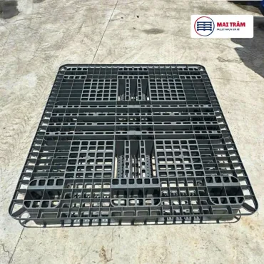Pallet Nhựa Cũ 1100x1300x150mm tai bèo