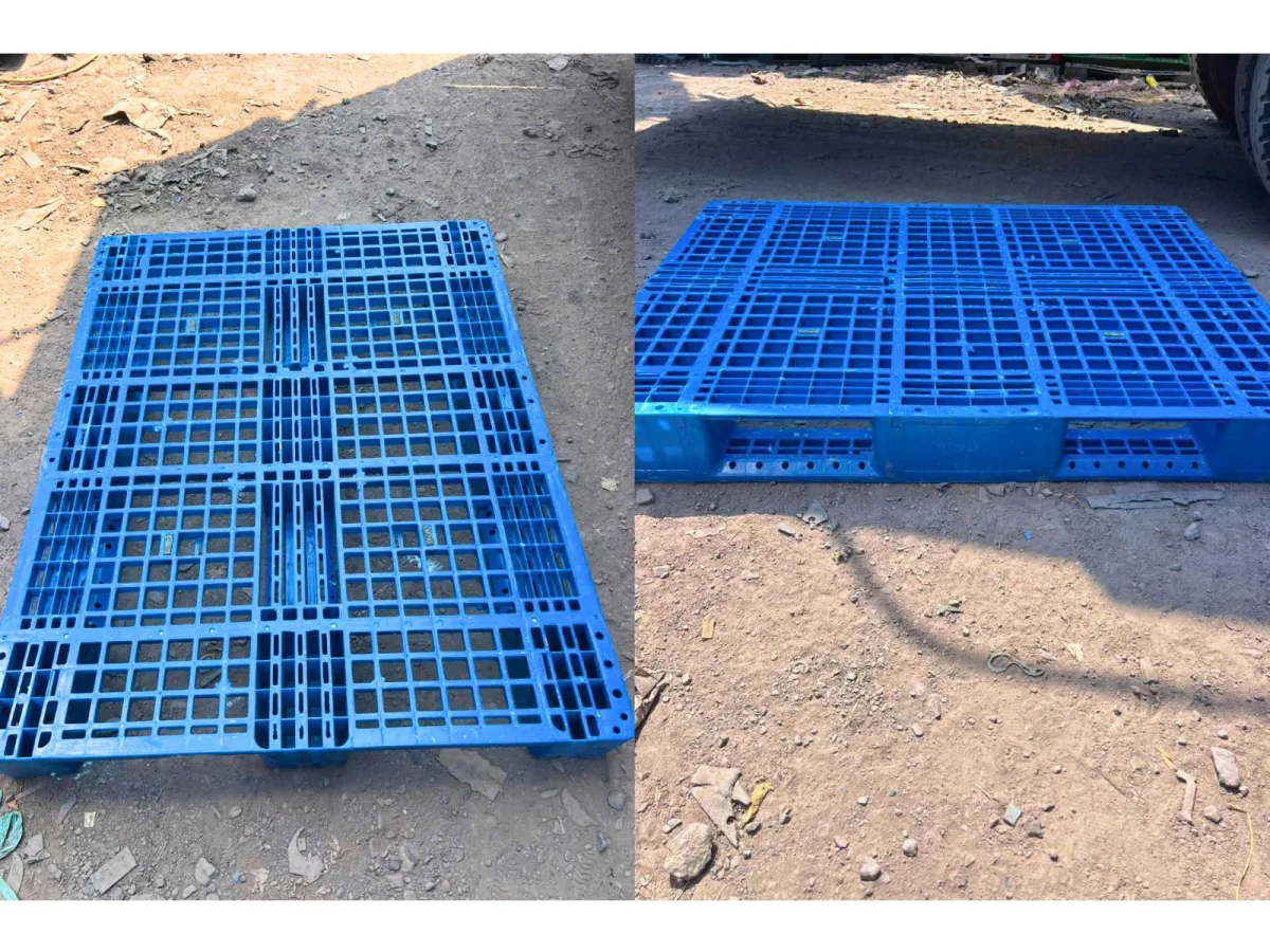 Pallet Nhựa Cũ 1100x1400x150mm cứng cáp và hình thức đồng đều