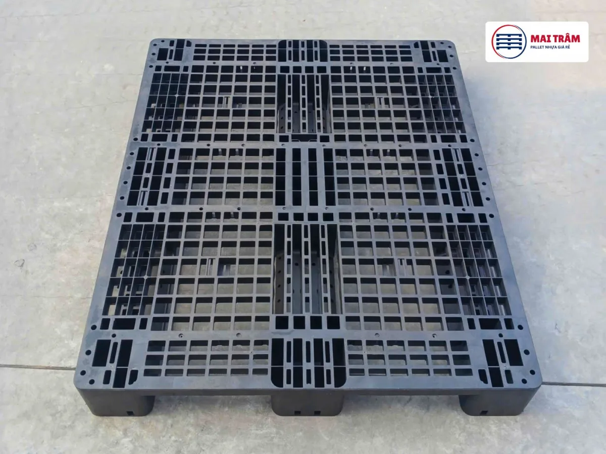 Pallet Nhựa Cũ 1200x1000x150mm tải kê 2000kg