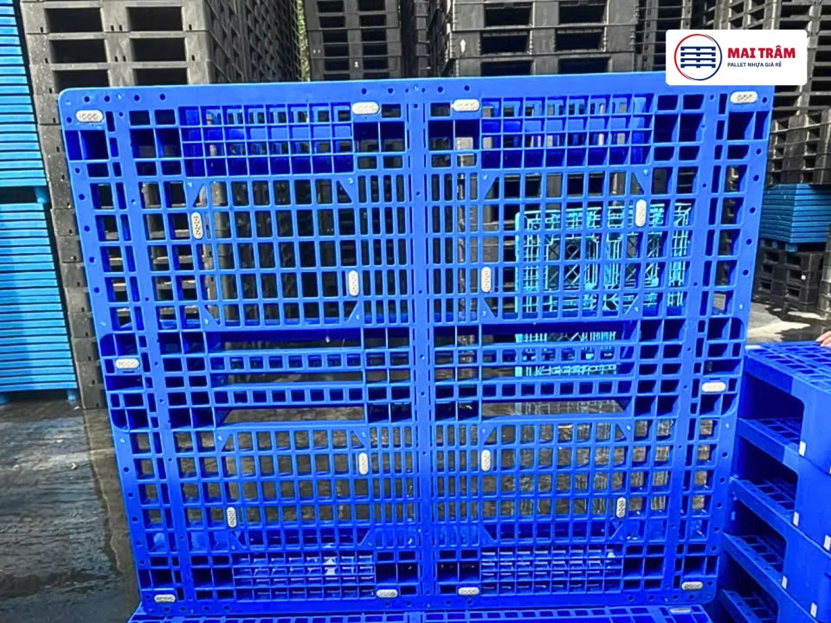 Pallet Nhựa Cũ 1200x1000x150mm 5000kg Duy Tân