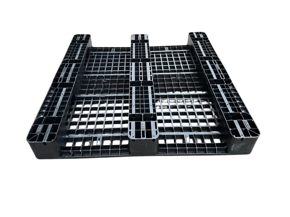 Mặt sau Pallet nhựa cũ 1200x1200x150mm HDPE