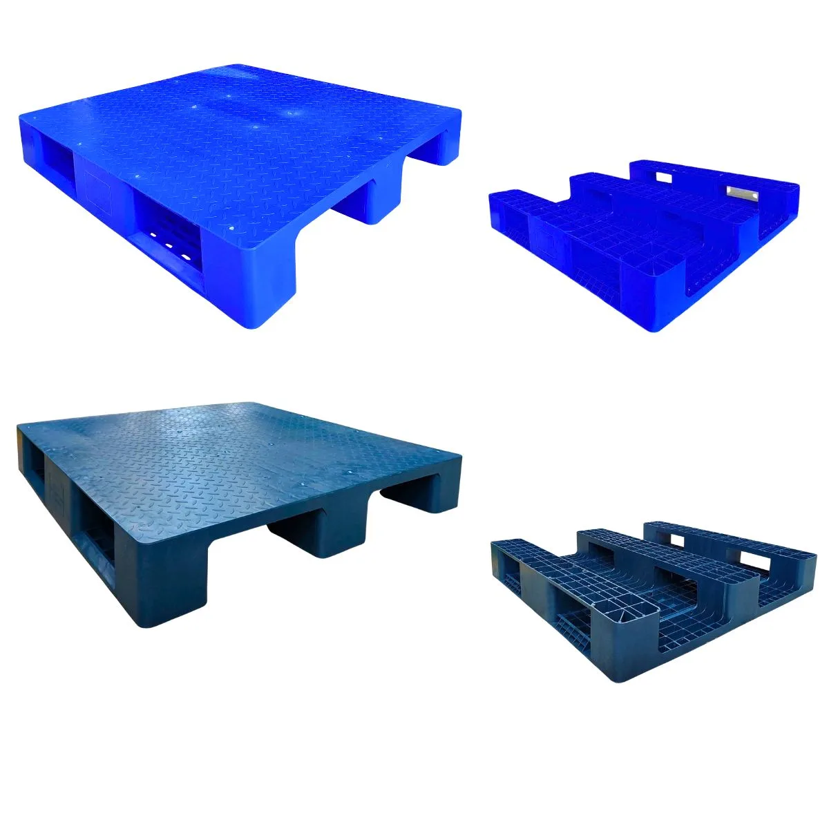 Pallet Nhựa Mặt Kín 1100x1100x165mm 3000kg 16,8kg - Ảnh 2