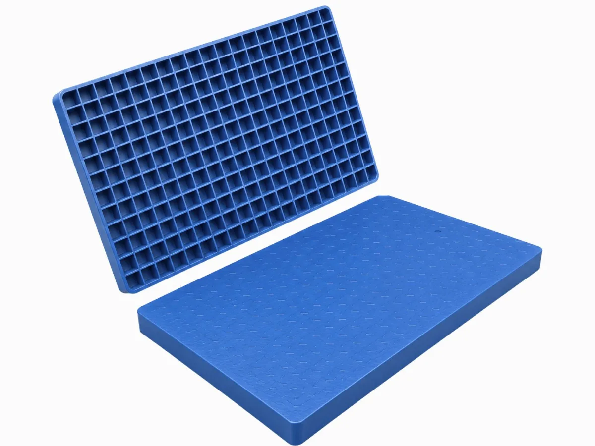 Pallet Nhựa Mặt Kín 600x1000x35mm Tái Sinh chịu tải 3000kg