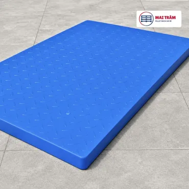 Pallet Nhựa Mặt Kín 600x1000x35mm Tái Sinh