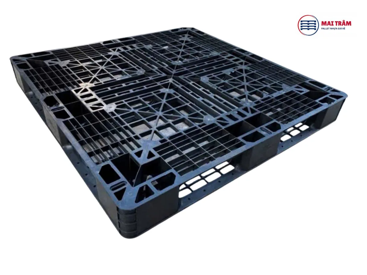 Pallet Nhựa Xuất Khẩu 1100x1100x120mm 6,5kg - Kê Hàng Xuất Khẩu