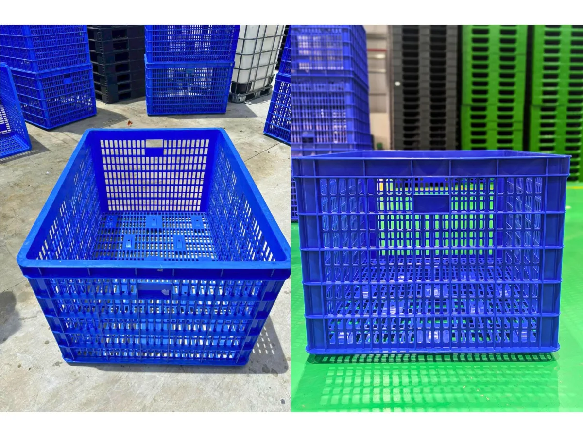 Sóng nhựa hở 26 bánh xe 1135x820x645mm cấu tạo chắc chắn