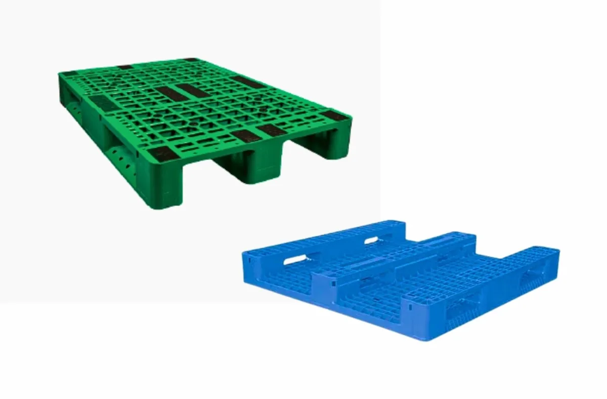 Pallet nhựa 3 chân thẳng