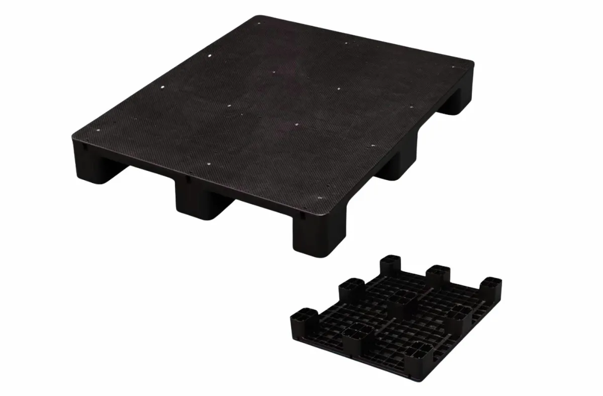 Pallet một mặt được thiết kế với một mặt phẳng và mặt còn lại là hệ thống chân đế chịu lực