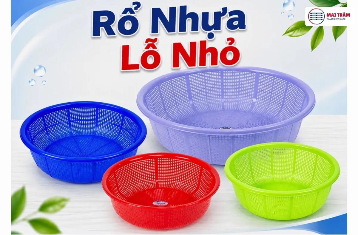 Rổ Nhựa Lỗ Nhỏ: Ứng Dụng Đa Năng & Cách Chọn Mua Tốt Nhất