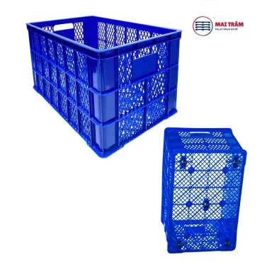 sóng nhựa hở 5 bánh xe 775x495x455mm