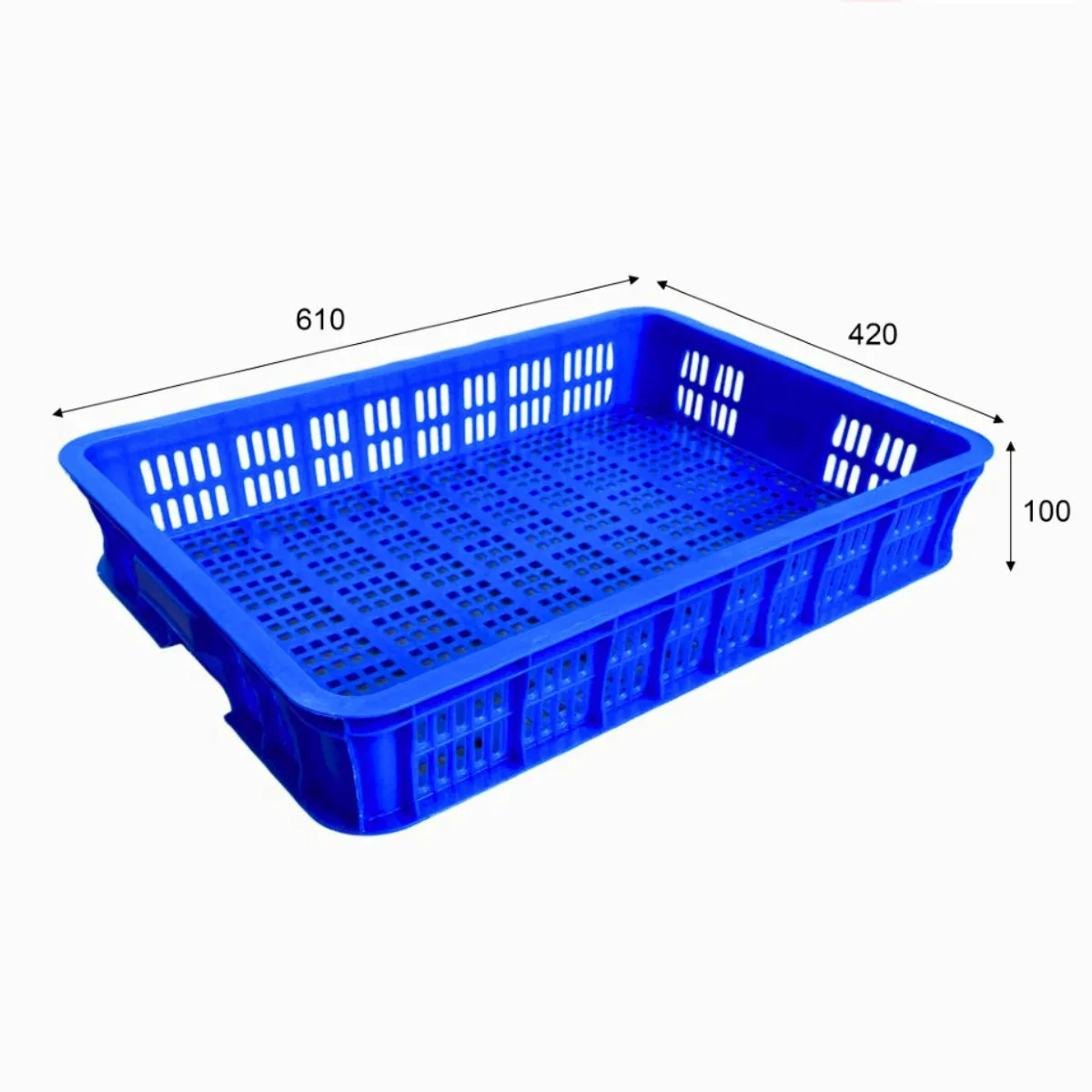 Sóng nhựa hở 610x420x100mm