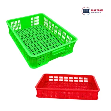 Sóng nhựa hở 610x420x100mm HDPE nguyên sinh
