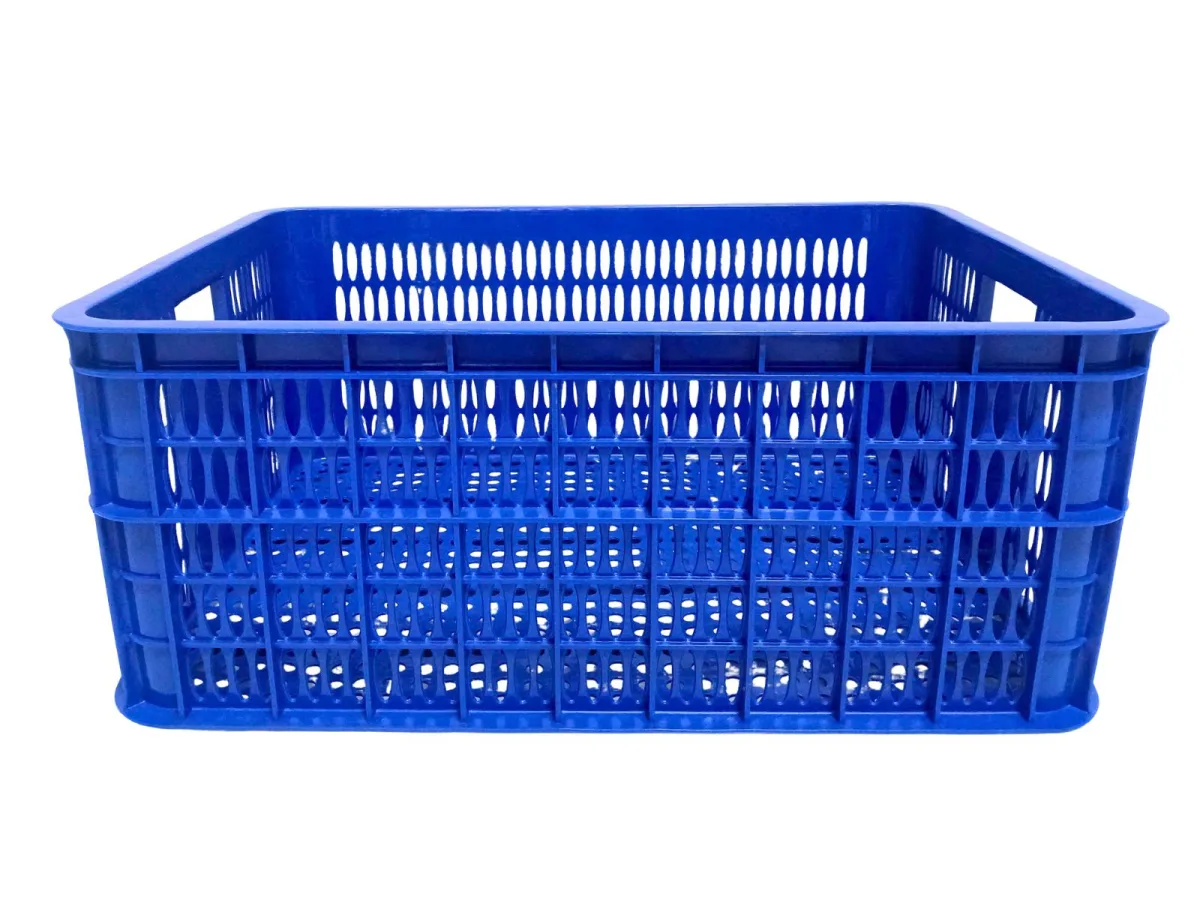 Mặt bên sóng nhựa hở 610x420x250mm HDPE nguyên sinh