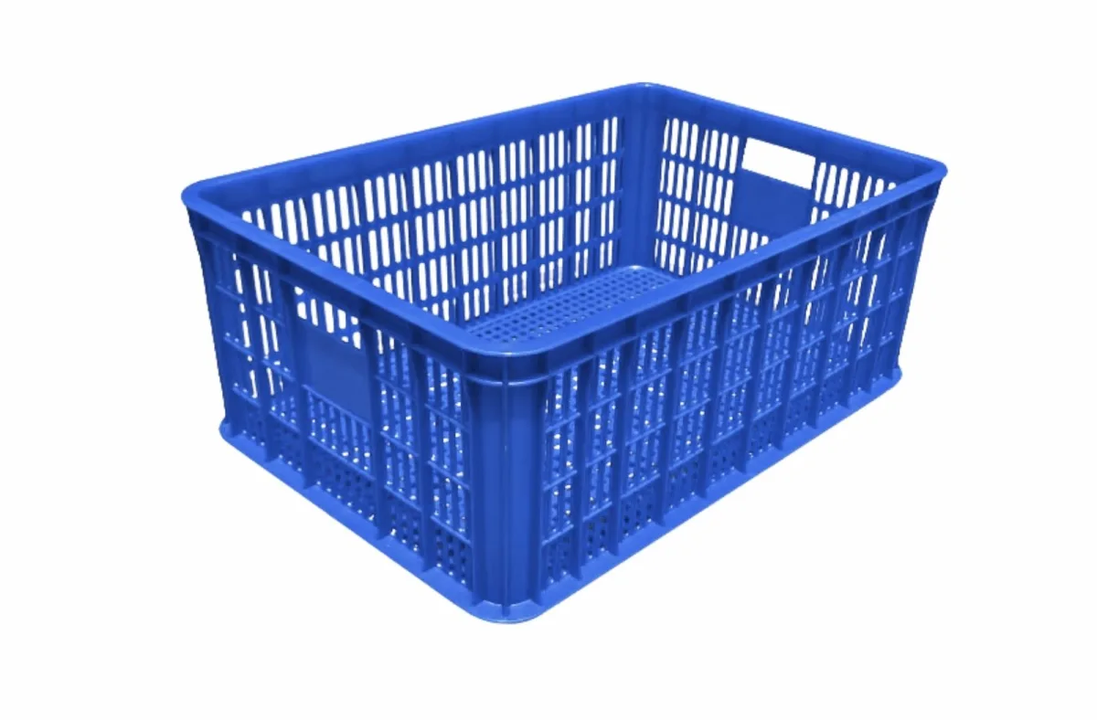 Sọt nhựa hở xanh nguyên sinh HDPE