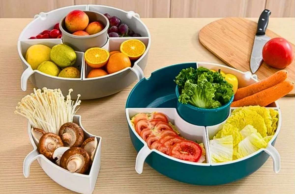 Phân loại thực phẩm khoa học bằng khay chia ngăn giúp bảo quản thức ăn tươi ngon lâu hơn
