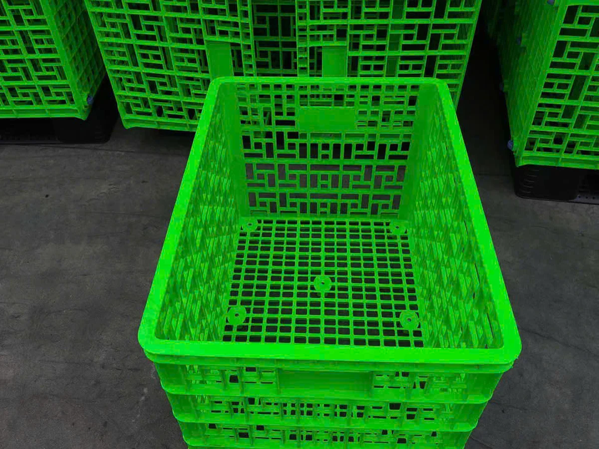 rổ nhựa to màu xanh lá cỡ lớn Mai Trâm Plastic